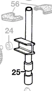 Tringle de course PST 50, PST 50-2, PST 50 E